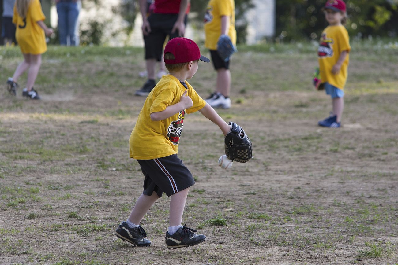 Kids baseball game